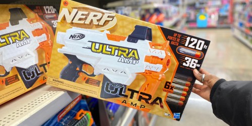 NERF Motorized Blaster Set Just $14 on Walmart.online (Regularly $31) | Includes Removable Clip & Darts