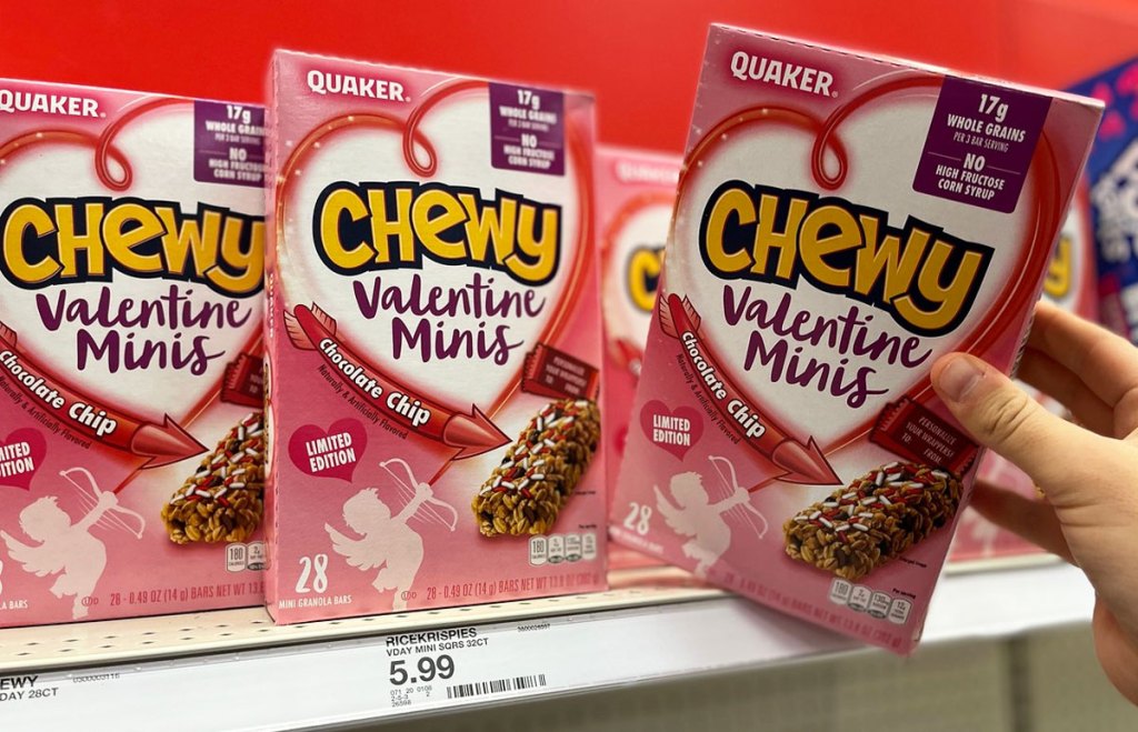 Quaker Chewy Valentine's Minis