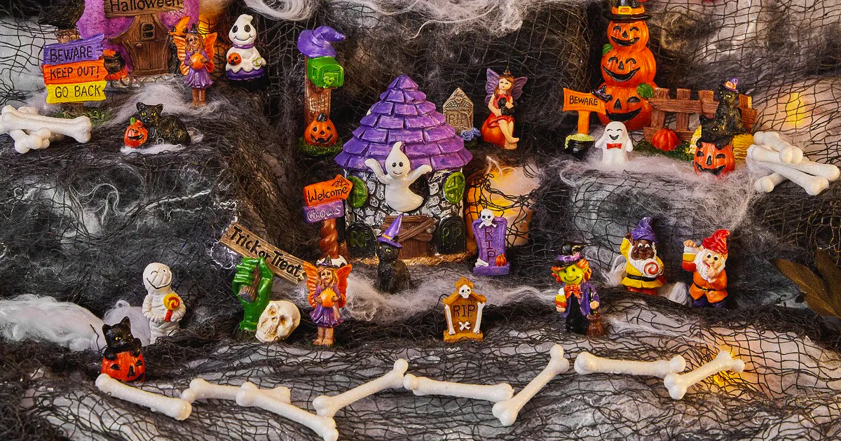 Dollar Tree onlineplete Fairy Garden Sets from $20 Online (Halloween & Fall Themes!)