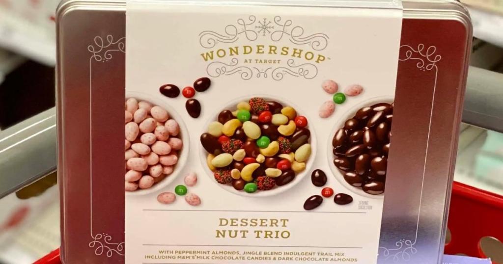 wondershop dessert nut trio gifting tin in store