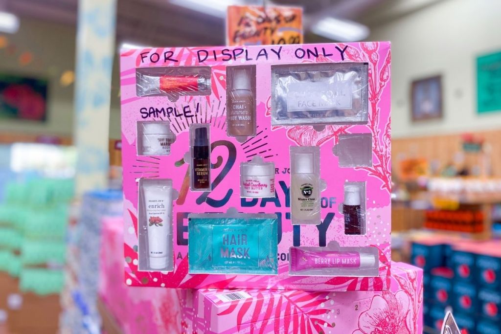 Trader Joe's 12 days of beauty advent calendar