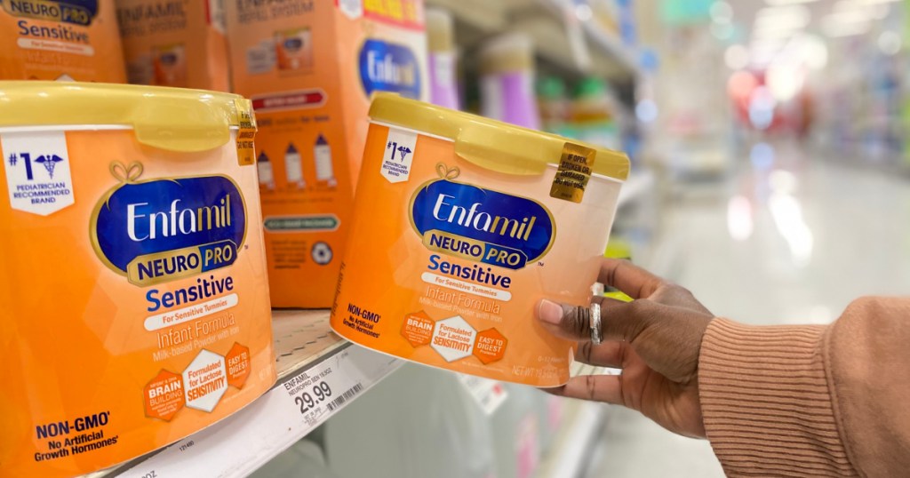 enfamil at target neuropro sensitive in store