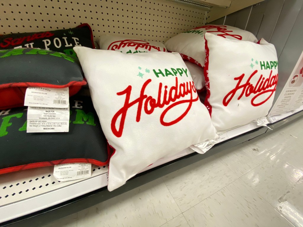 holiday pillows