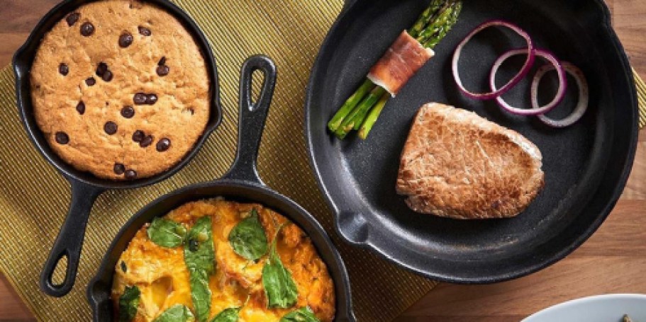 Jim Beam 3-Piece Cast Iron Skillets Set Only $27.99 Shipped (Reg. $60)