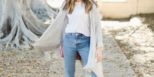 Lauren Conrad Shawls from $20.30 on Kohl’s.online (Regularly $58) + Free Shipping for Select Cardholders | Fits Tall & Plus Sizes