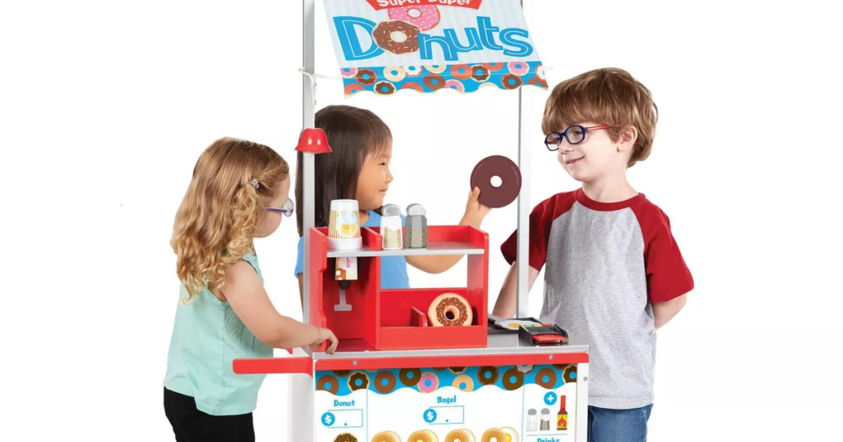 Melissa & Doug donut and taco cart