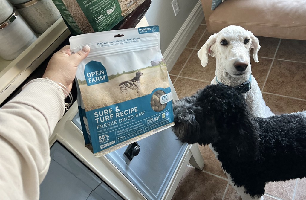 open farm dog food freeze dried raw