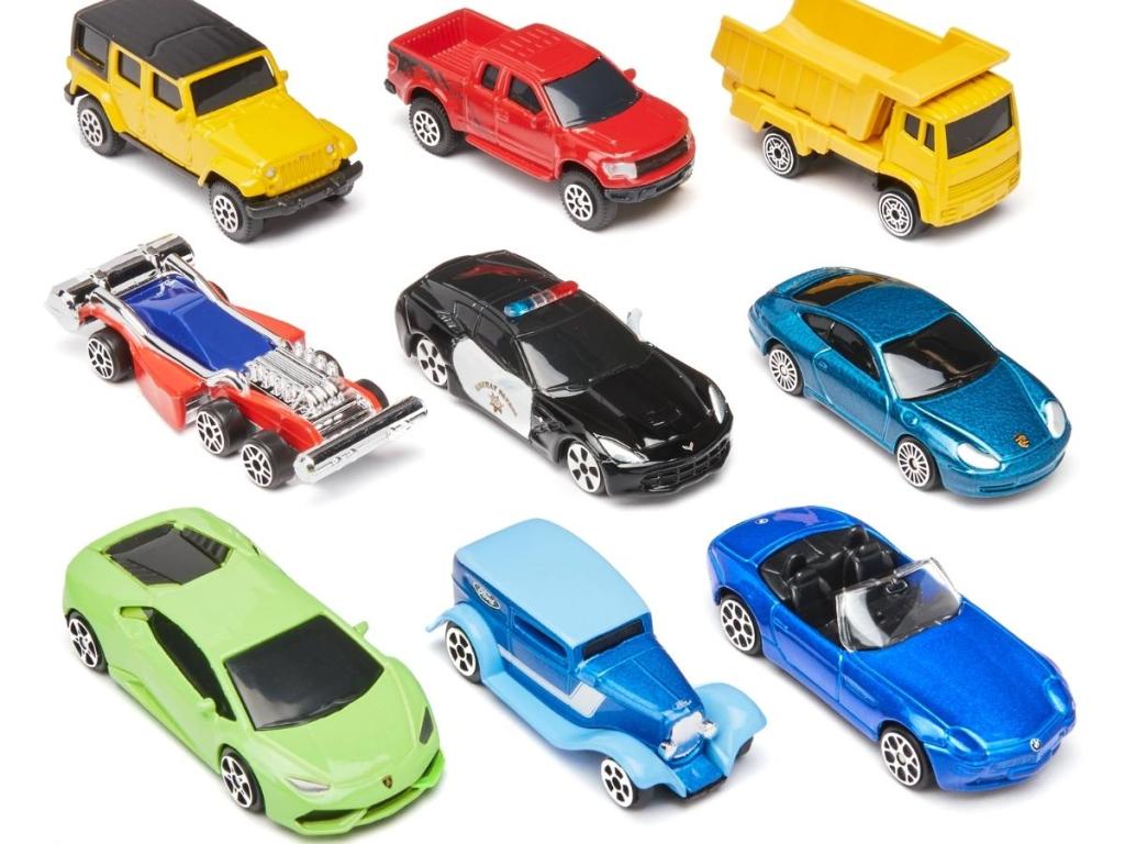 adventure force toy car 9 piece set