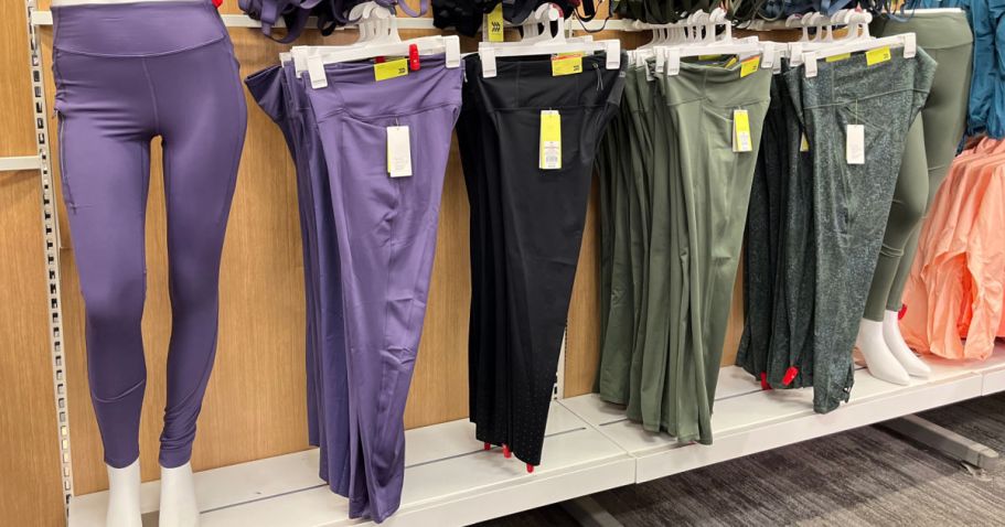 All in Motion Target Girls Leggings Only $10 & Women’s Just $15!