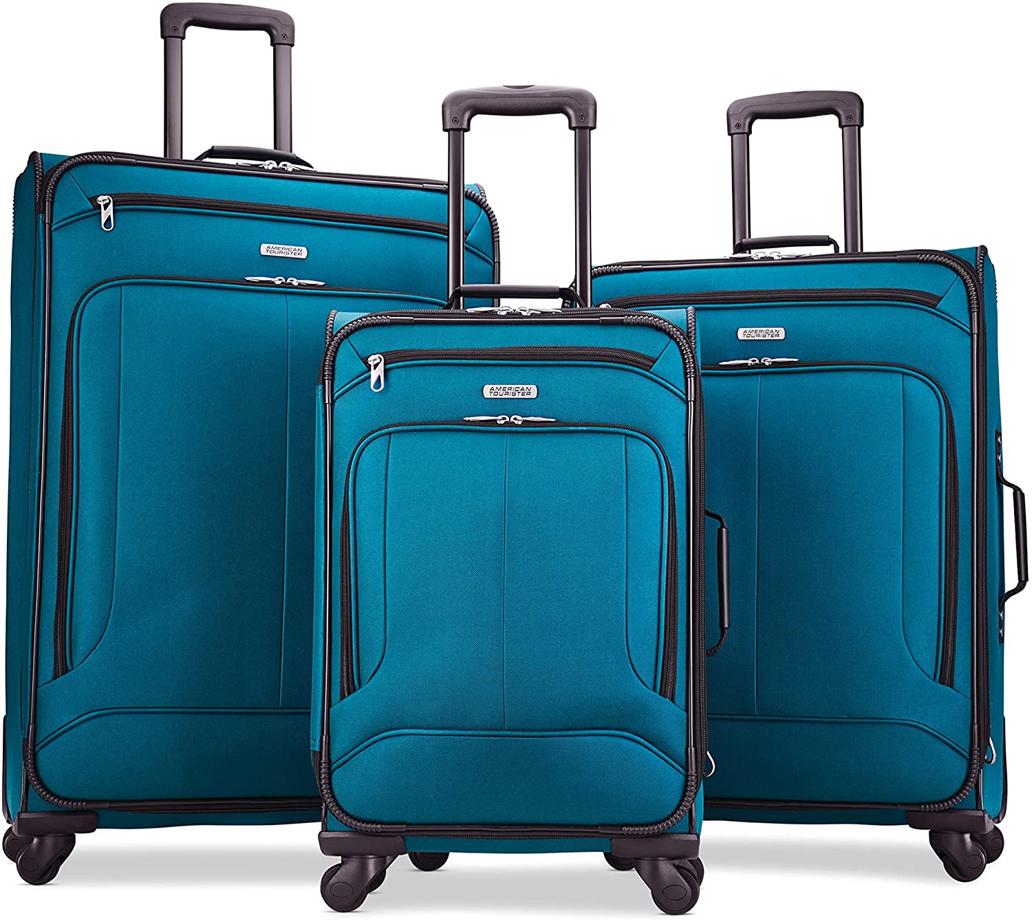 three luggage pieces