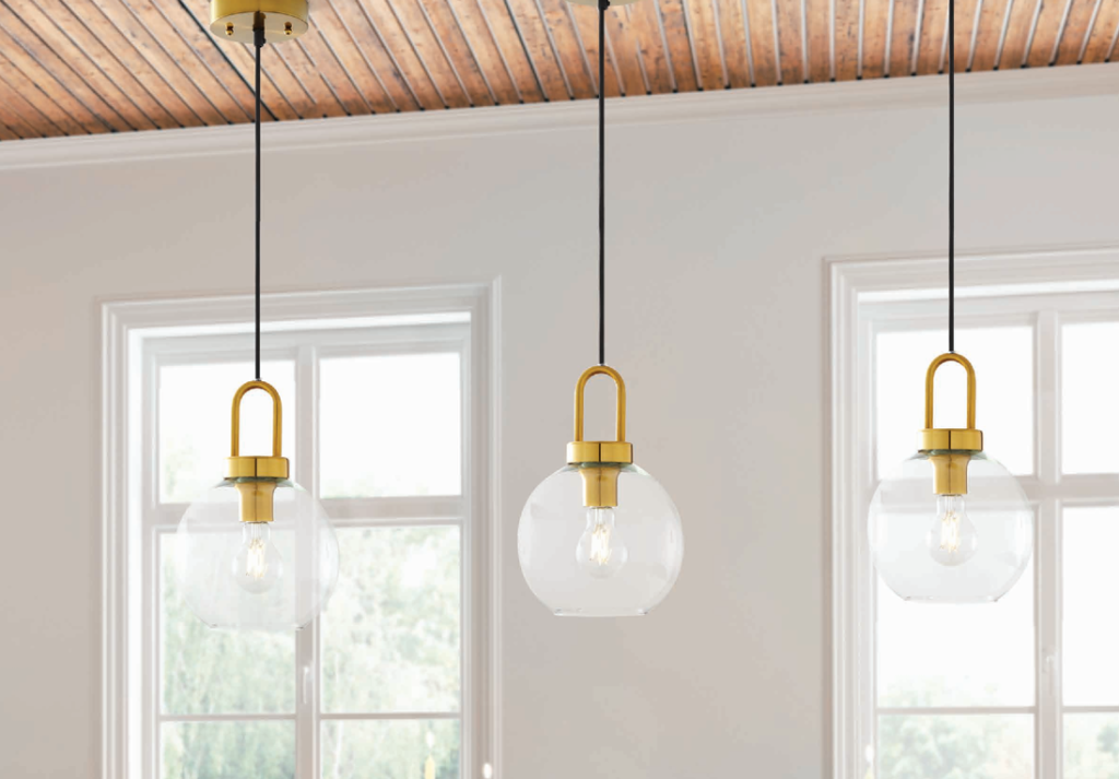 hanging globe lights