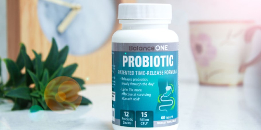 Balance ONE Probiotics 60-Day Supply ONLY $15 on Amazon | Supports Digestion & Immunity