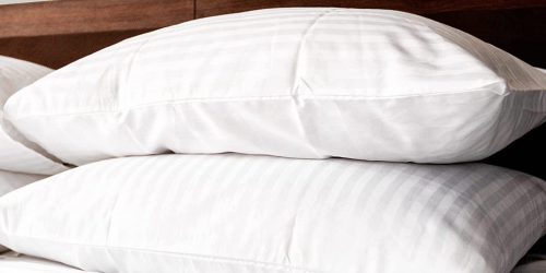 TWO Beckham Hotel Collection Pillows Just $29.99 Shipped on Amazon (Only $15 Each)