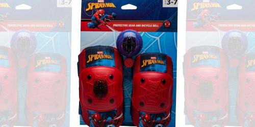 Spider-Man Kids Elbow & Knee Pad Set w/ Bike Bell Just $9 on Walmart.online