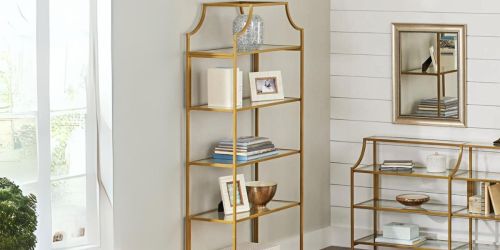 Better Homes & Gardens Gold Bookcase ONLY $124 Shipped on Walmart.online