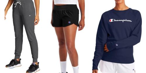 ** Champion Women’s Athletic Apparel from $4.96 on Walmart.online | Shorts, Joggers, & More