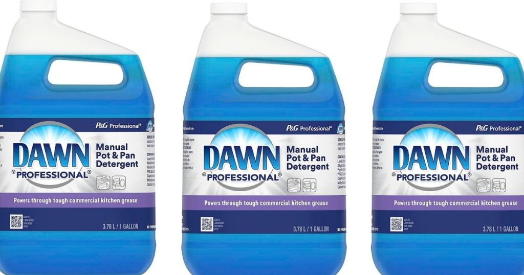 three Dawn dish soaps