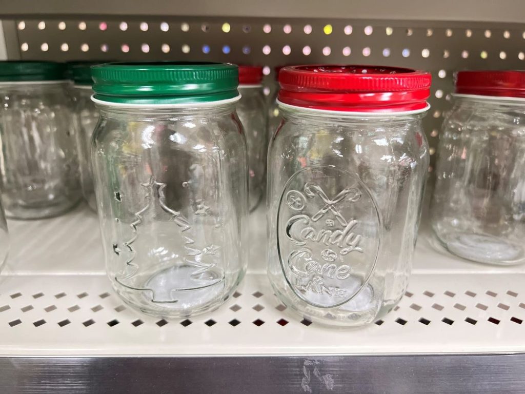 Dollar General Christmas Mason Jars