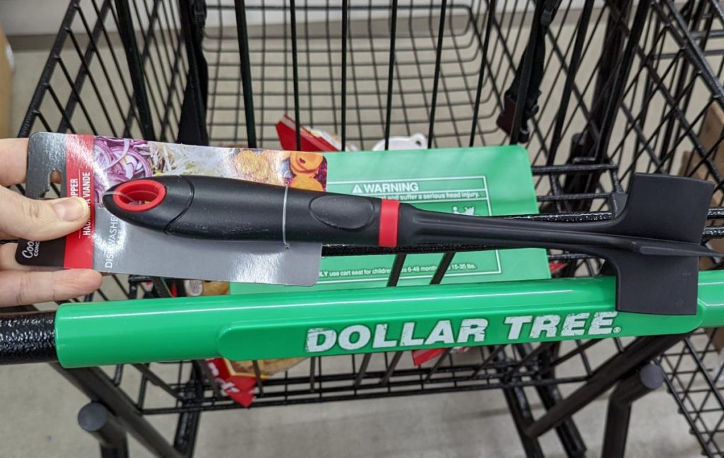 meat chopper in store cart