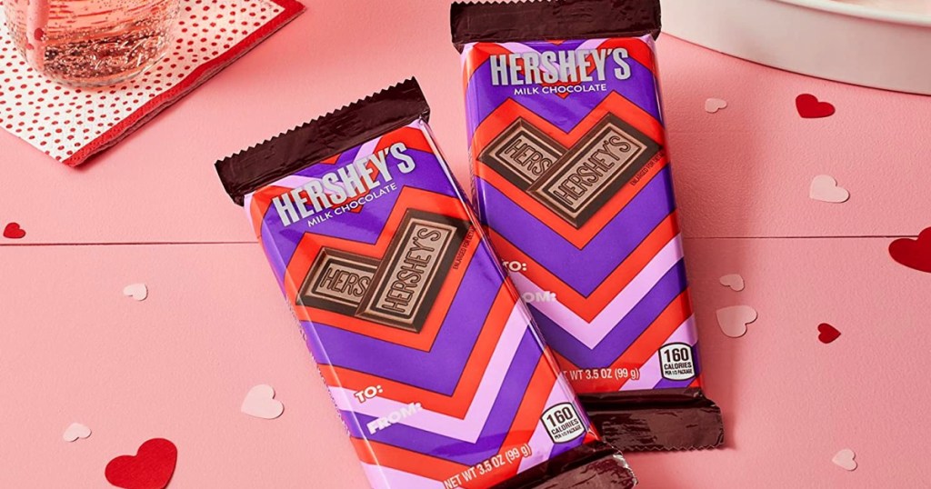 Hershey's 24-Count Valentine's Day 3.5oz Milk Chocolate Candy Bars