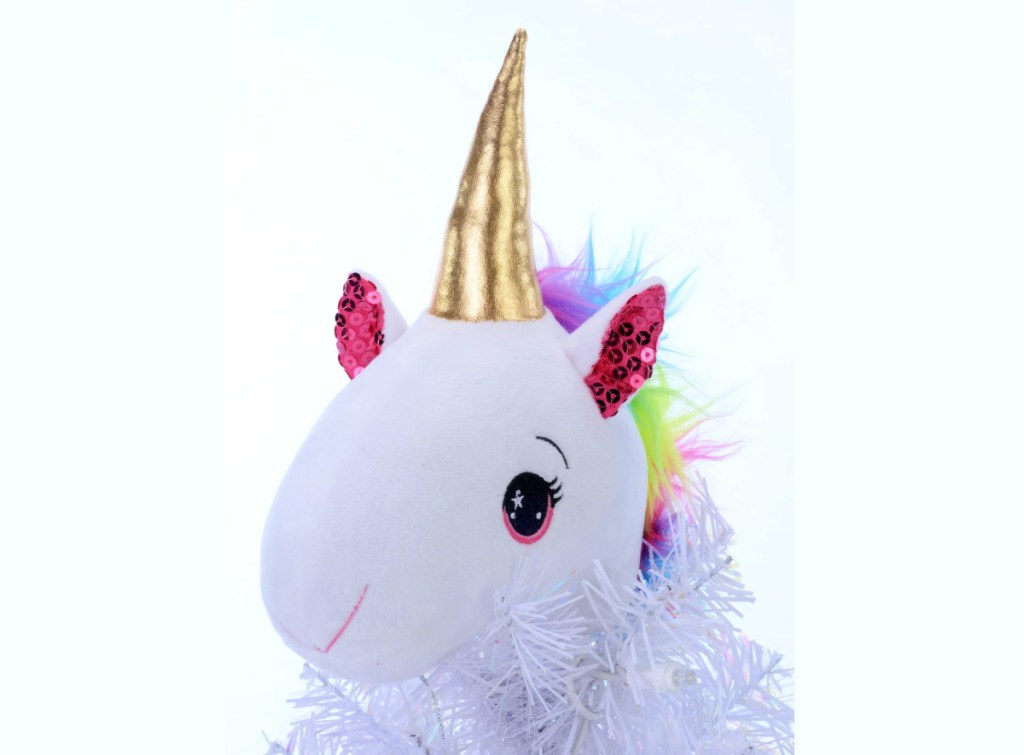 Holiday Time 24" Pre-Lit Unicorn Tree