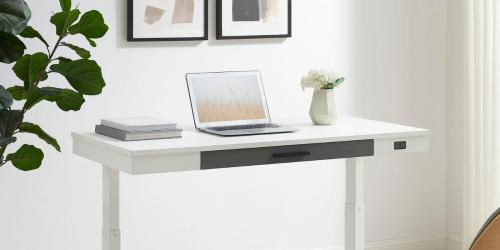 Insignia Adjustable Electric Standing Desk Only $259.99 Shipped on BestBuy.online (Regularly $390)