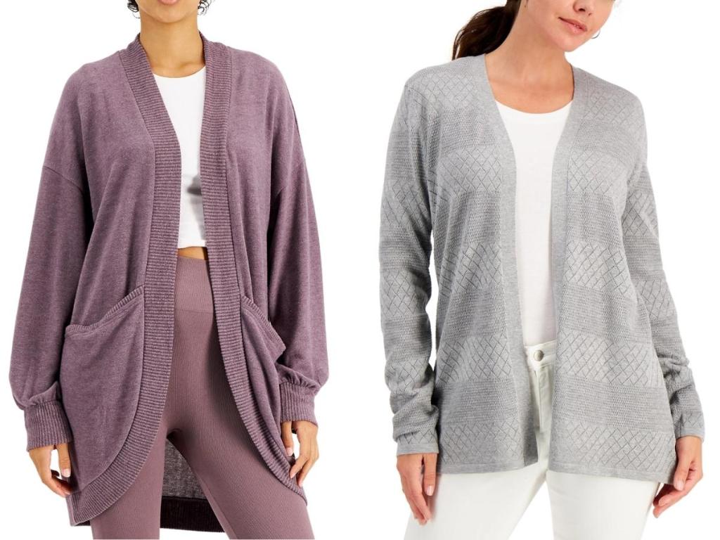 macy's junior cocoon and women's knitted cardigans