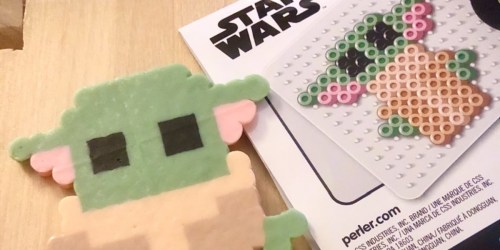 Mandalorian Baby Yoda Star Wars Perler Bead Activity Kit Only $3.59 on Amazon | Great Stocking Stuffer