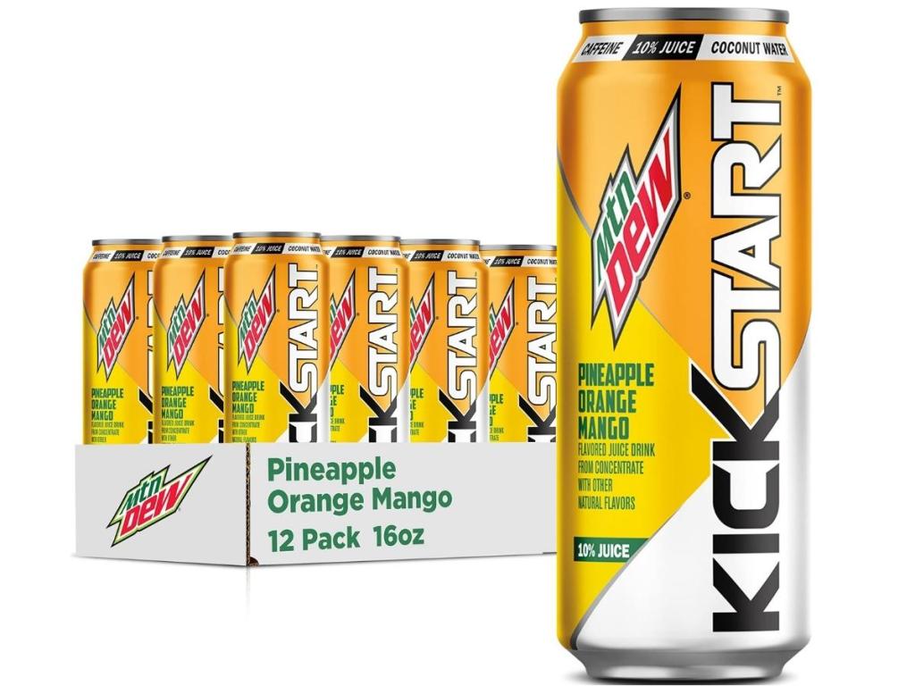 Mountain Dew Kickstart 12-Count in Pineapple Orange Mango