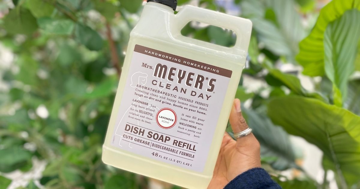 Mrs. Meyer’s Clean Day Liquid Soap Refills from $7.50 on Amazon