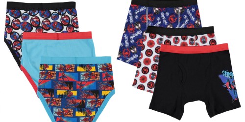 Boys Spider-Man Underwear Multi-Packs Just $4 on Walmart.online (Regularly up to $13)