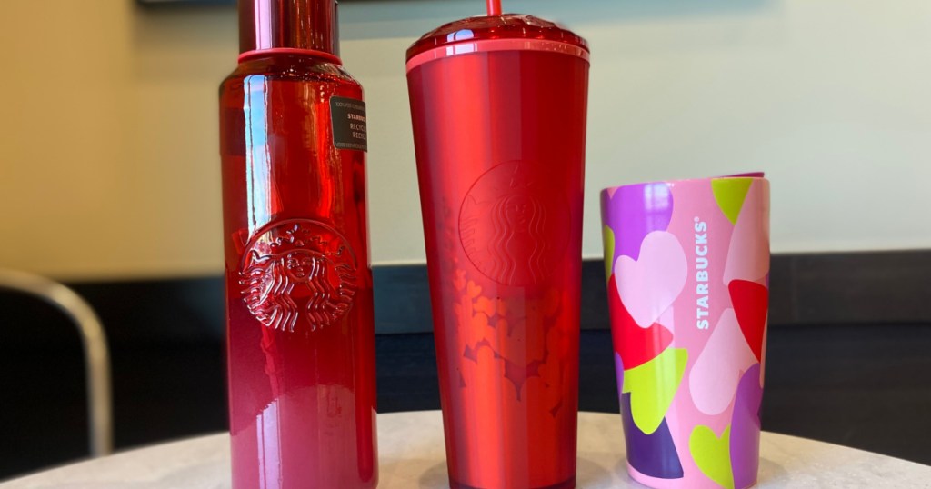 starbucks valentines cups