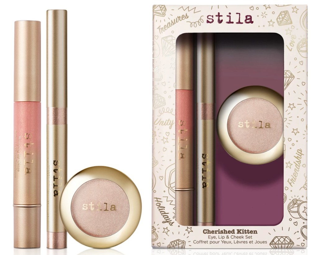 Stila Cherished Kitten Eye, Lip & Cheek 3 Piece Set