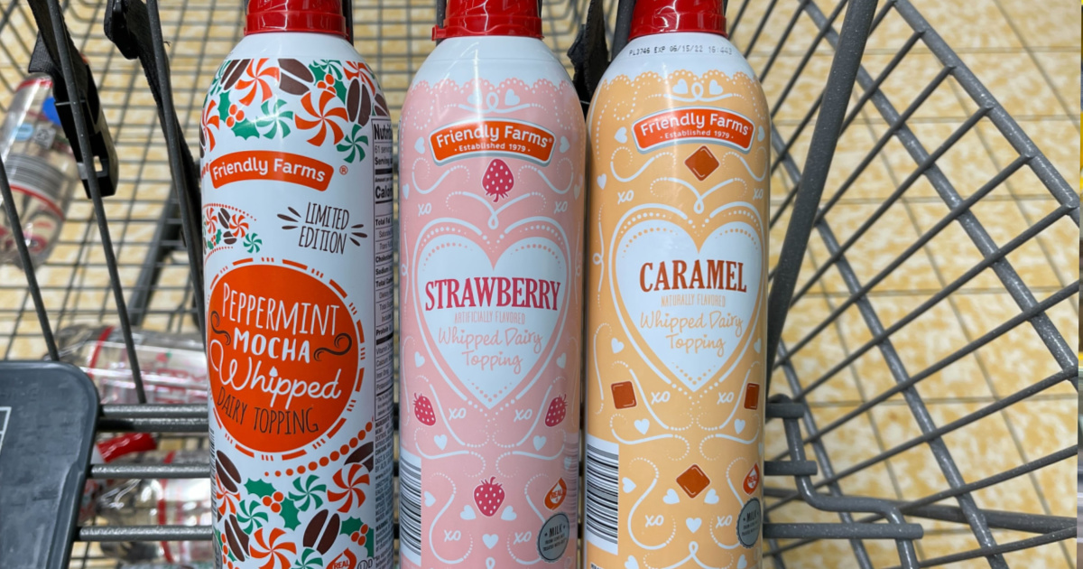 Strawberry Whipped Creams in ALDI cart