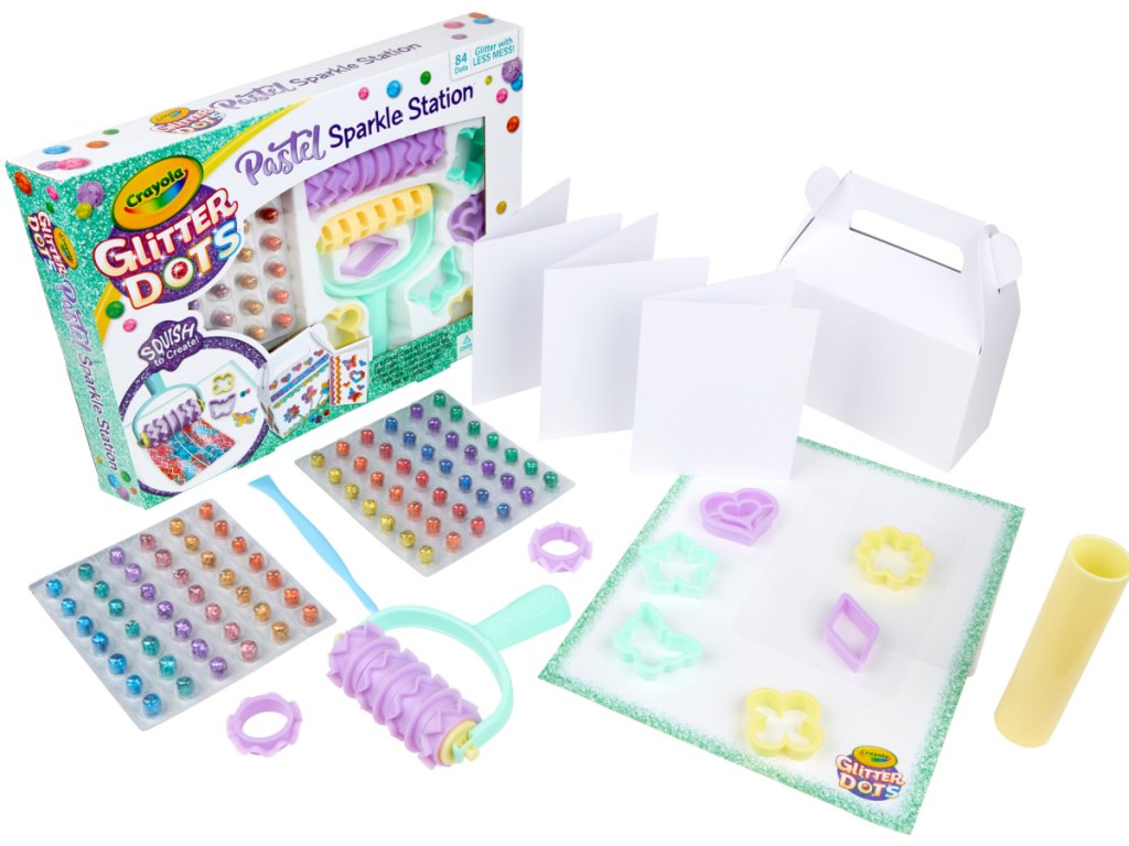 crayola glitter dots set