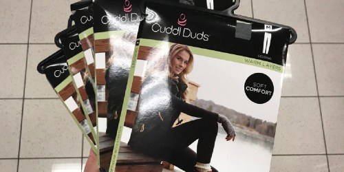 Cuddl Duds Women’s Base Layers Tops or Leggings 2-Packs Only $7.81 on SamsClub.online + More Deals