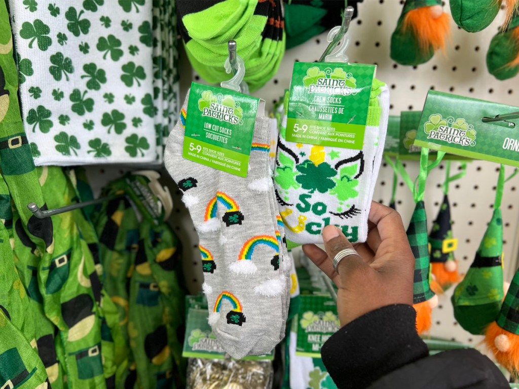 st patricks day decor at dollar tree