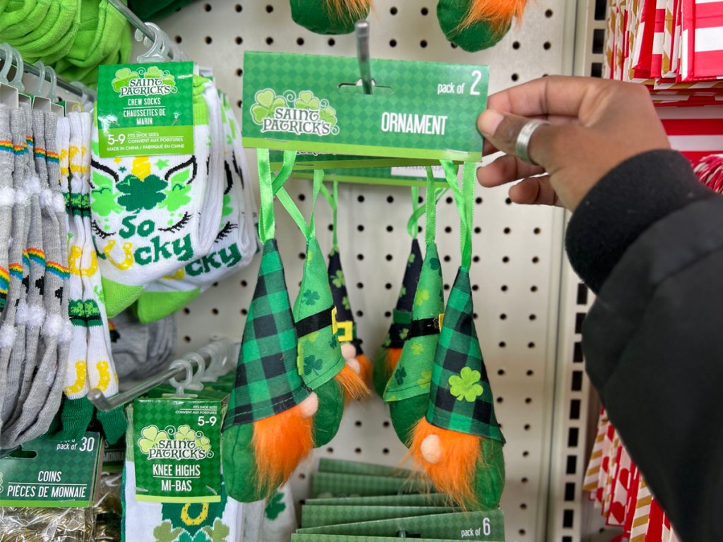 st patricks day decor at dollar tree