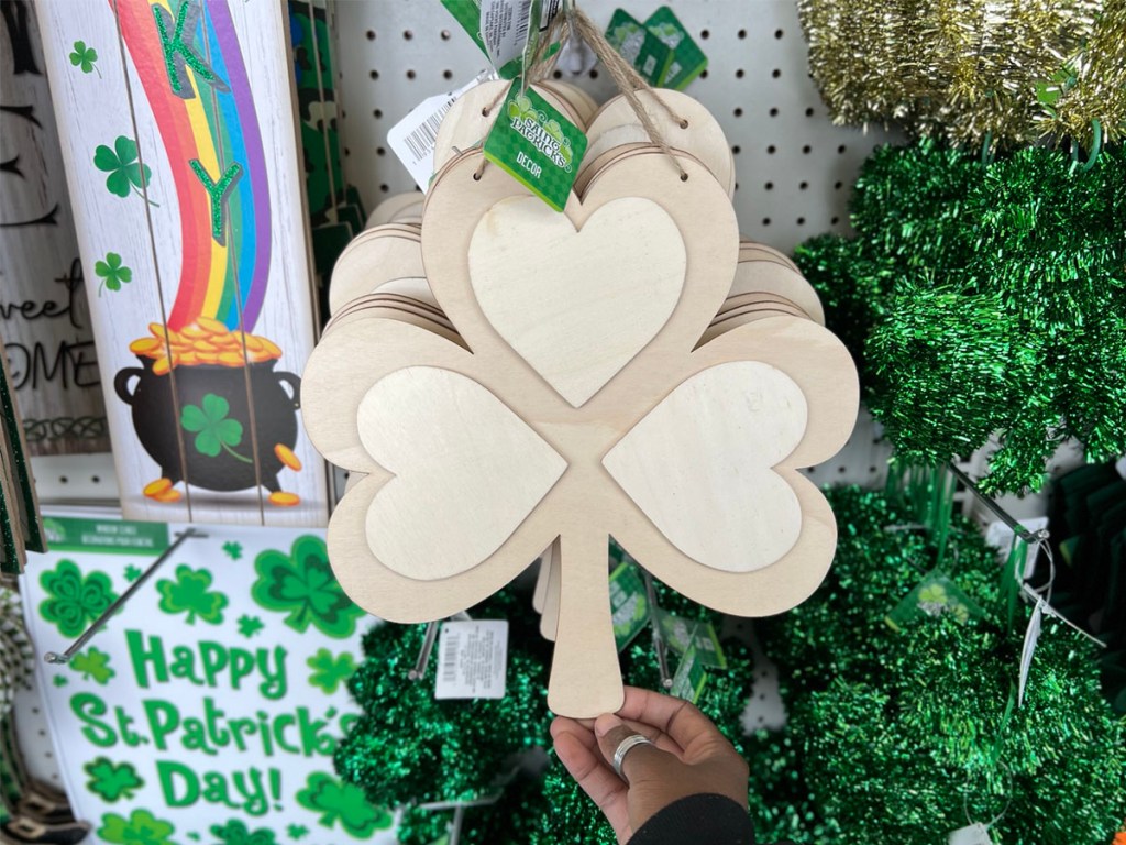 st patricks day decor at dollar tree