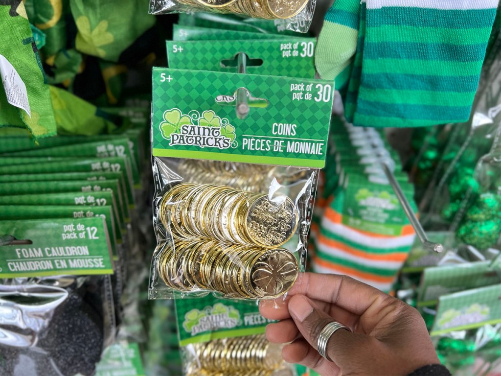 st patricks day decor at dollar tree