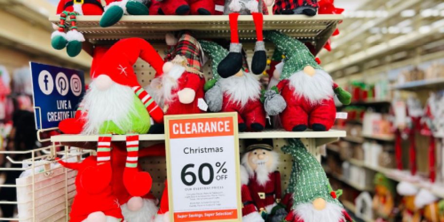 60% Off Hobby Lobby Christmas Clearance | Cookie Jars, Table Decor, Gift Wrap & More