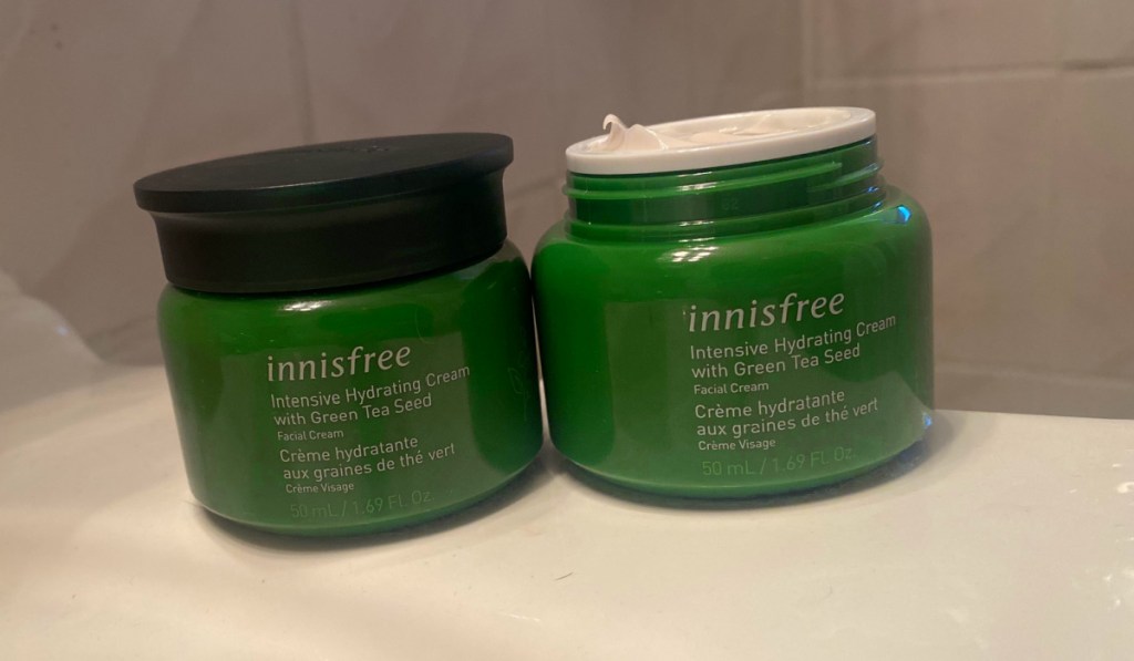 innisfree green tea face cream