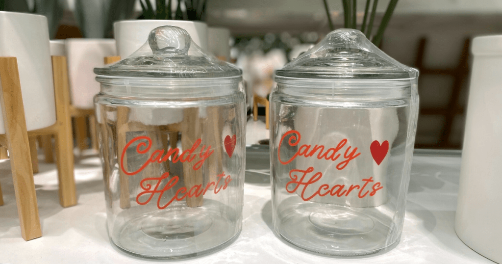 Valentine's Day jars at Target 