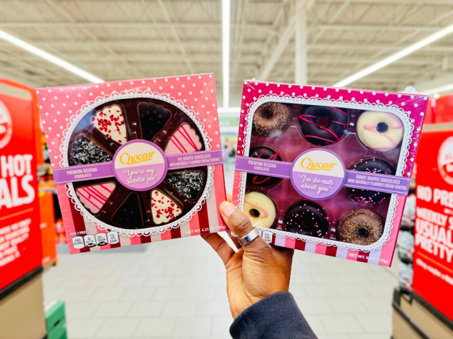 min valentines donuts and pie