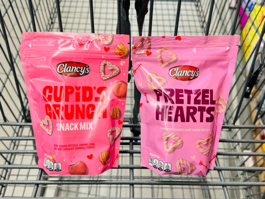 pretzel bags in cart