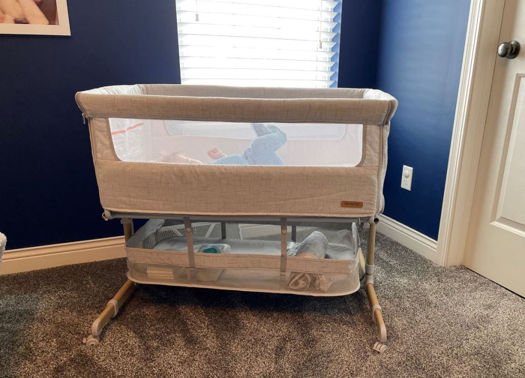 baby in a bassinet