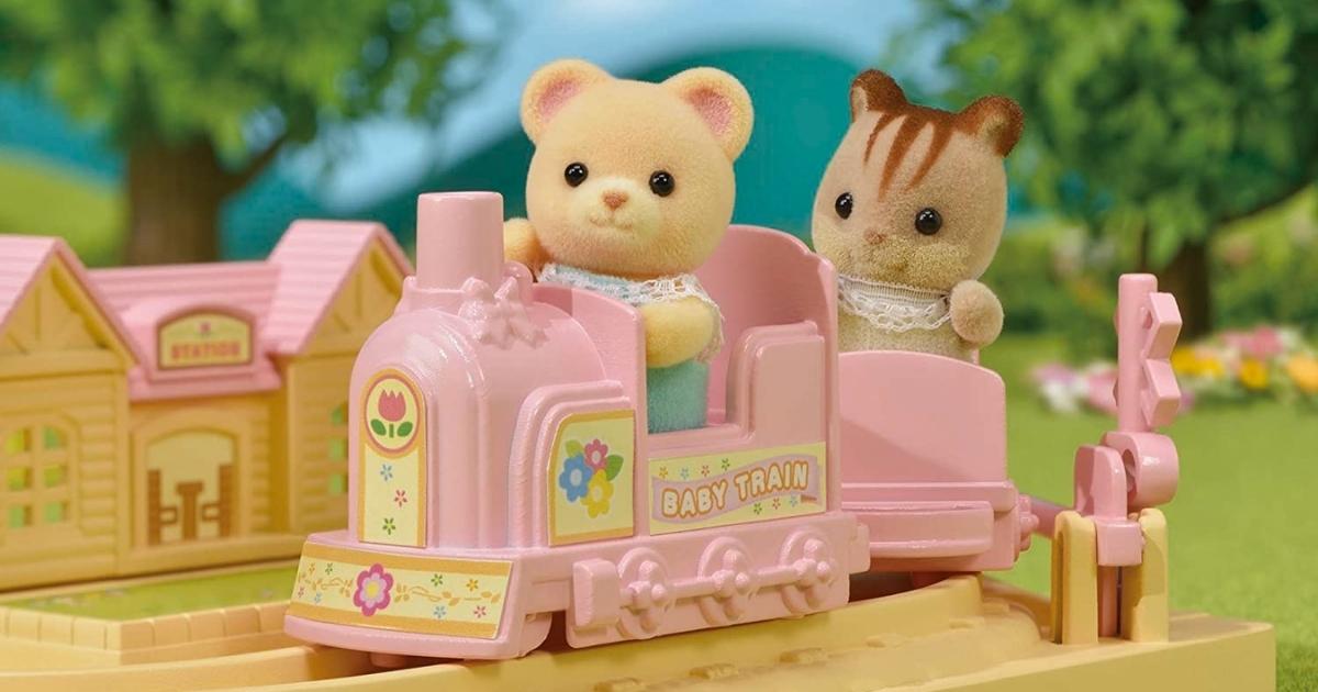 calico critters baby choo choo train with critters