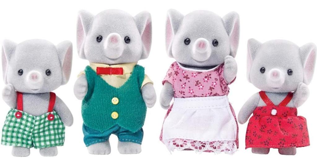 calico critters elephant family dolls