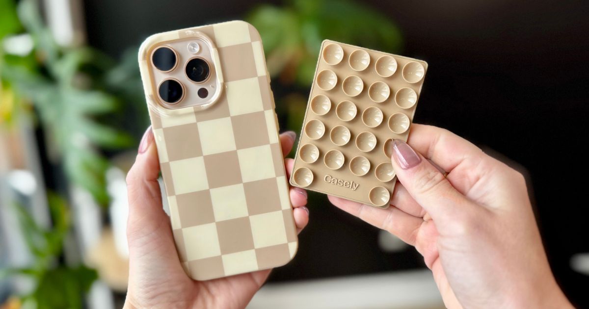 Hurry! TWO Casely Grippy Phone Mounts JUST $15 (Reg. $50) + BOGO Phone Cases