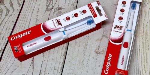 Colgate 360 Whitening Electric Toothbrush 4-Pack Only $19.99 Shipped (Regularly $33)